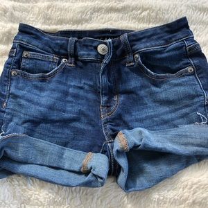 american eagle super stretch jean shorts